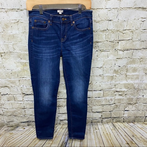 J Crew Patriotic Wash Mid Rise Skinny Jeans - Picture 1 of 5
